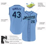 Authentic Navy-Teal Jersey Sleeveless Light Blue Baseball Custom Authentic Navy-Teal Jersey Sleeveless Light Blue Baseball Custom