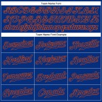 Sleeveless Jersey Custom Authentic Royal Baseball Royal-Orange Sleeveless Jersey Custom Authentic Royal Baseball Royal-Orange
