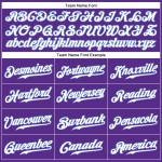Purple Authentic White-Light Sleeveless Custom Blue Jersey Baseball Purple Authentic White-Light Sleeveless Custom Blue Jersey Baseball