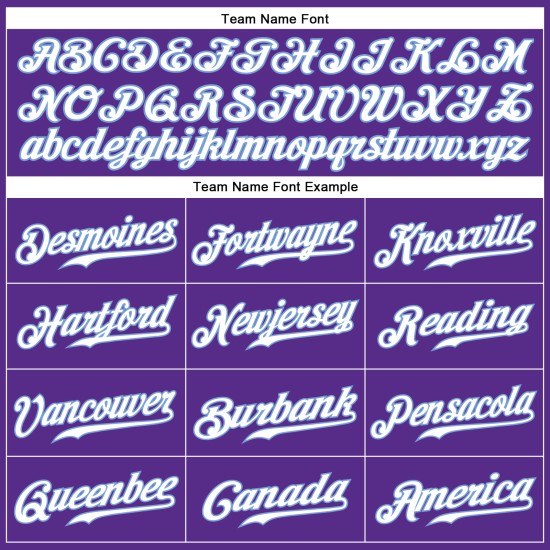 Purple Authentic White-Light Sleeveless Custom Blue Jersey Baseball Purple Authentic White-Light Sleeveless Custom Blue Jersey Baseball
