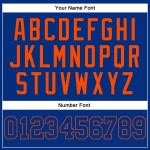 Sleeveless Jersey Custom Authentic Royal Baseball Royal-Orange Sleeveless Jersey Custom Authentic Royal Baseball Royal-Orange