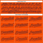 Orange Jersey Baseball Orange-Navy Custom Authentic Sleeveless Orange Jersey Baseball Orange-Navy Custom Authentic Sleeveless