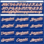Royal Baseball Sleeveless Jersey Authentic White-Orange Custom Royal Baseball Sleeveless Jersey Authentic White-Orange Custom