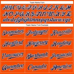 Authentic Jersey Custom Navy-White Orange Sleeveless Baseball Authentic Jersey Custom Navy-White Orange Sleeveless Baseball
