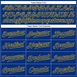 Jersey Authentic Royal Custom Baseball Sleeveless Royal-Gold Jersey Authentic Royal Custom Baseball Sleeveless Royal-Gold