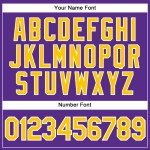 Authentic Baseball Purple Jersey Gold-White Sleeveless Custom Authentic Baseball Purple Jersey Gold-White Sleeveless Custom