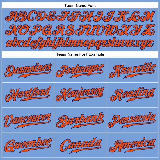 Baseball Custom Blue Orange-Royal Jersey Light Sleeveless Authentic Baseball Custom Blue Orange-Royal Jersey Light Sleeveless Authentic