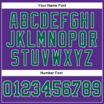 Jersey Purple Sleeveless Green-White Baseball Kelly Custom Authentic Jersey Purple Sleeveless Green-White Baseball Kelly Custom Authentic