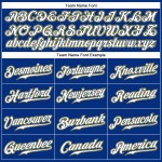 Sleeveless Custom White-Gold Baseball Authentic Jersey Royal Sleeveless Custom White-Gold Baseball Authentic Jersey Royal
