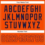 Orange Jersey Baseball Orange-Navy Custom Authentic Sleeveless Orange Jersey Baseball Orange-Navy Custom Authentic Sleeveless