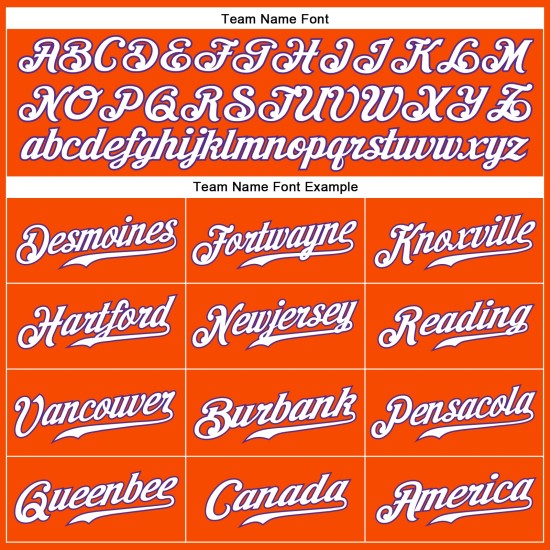 Orange Authentic Baseball Jersey White-Purple Sleeveless Custom Orange Authentic Baseball Jersey White-Purple Sleeveless Custom
