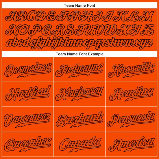 Orange-Black Jersey Sleeveless Authentic Custom Orange Baseball Orange-Black Jersey Sleeveless Authentic Custom Orange Baseball