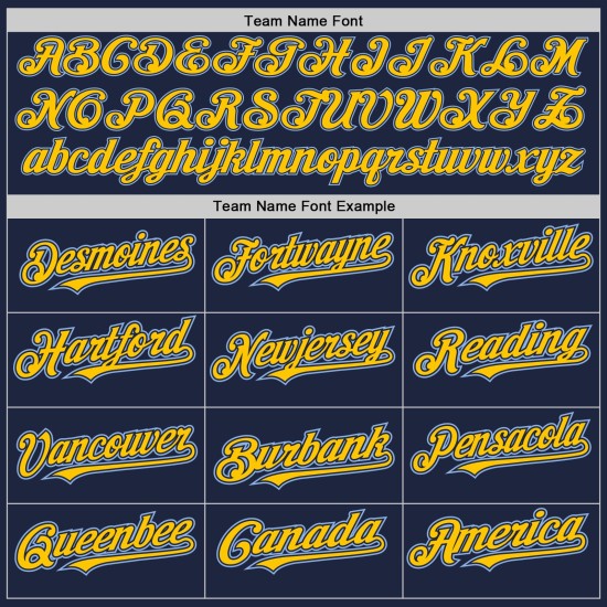 Jersey Light Baseball Blue-Yellow Navy Authentic Custom Raglan Sleeves Jersey Light Baseball Blue-Yellow Navy Authentic Custom Raglan Sleeves