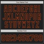 Sleeves Raglan Custom Orange Jersey Authentic Baseball Black Sleeves Raglan Custom Orange Jersey Authentic Baseball Black
