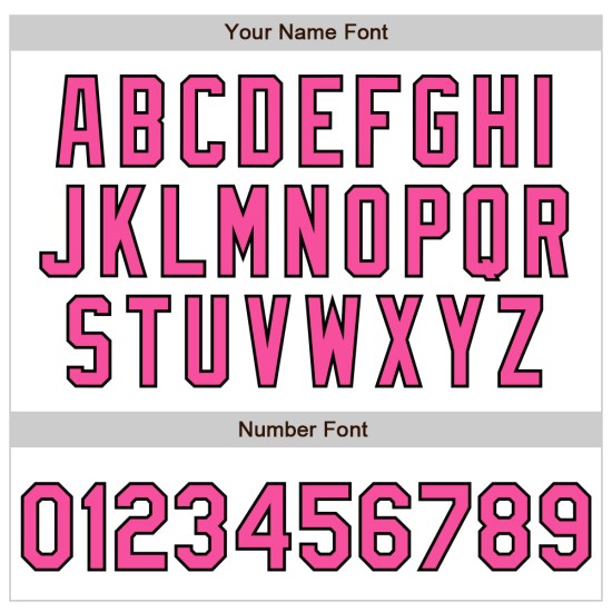 White Jersey Custom Pink-Black Raglan Authentic Sleeves Baseball White Jersey Custom Pink-Black Raglan Authentic Sleeves Baseball
