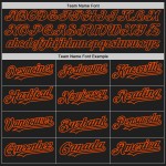Sleeves Raglan Custom Orange Jersey Authentic Baseball Black Sleeves Raglan Custom Orange Jersey Authentic Baseball Black
